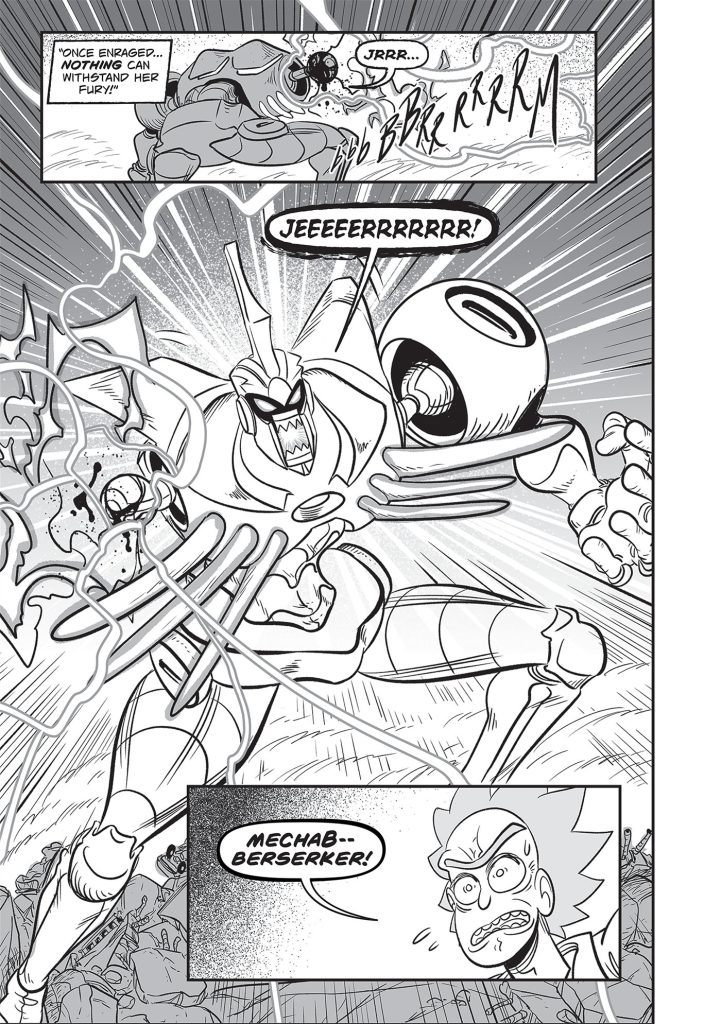 'Rick and Morty: The Manga Vol. 1 – Get in the Robot, Morty!' preview page 10.
