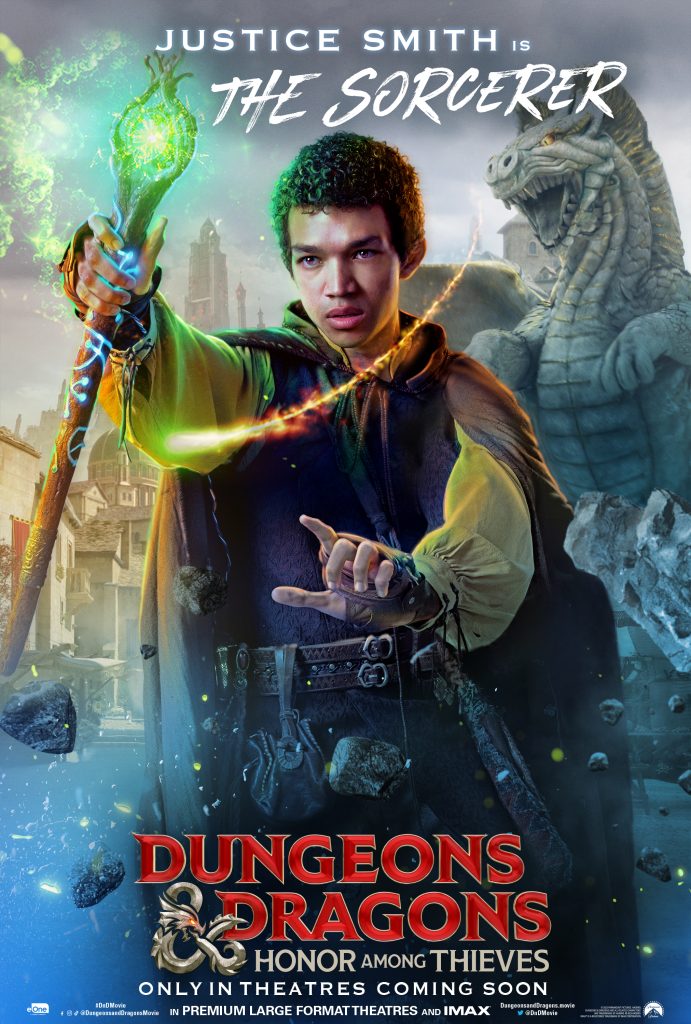 'Dungeons & Dragons: Honor Among Thieves' The Sorcerer character poster.