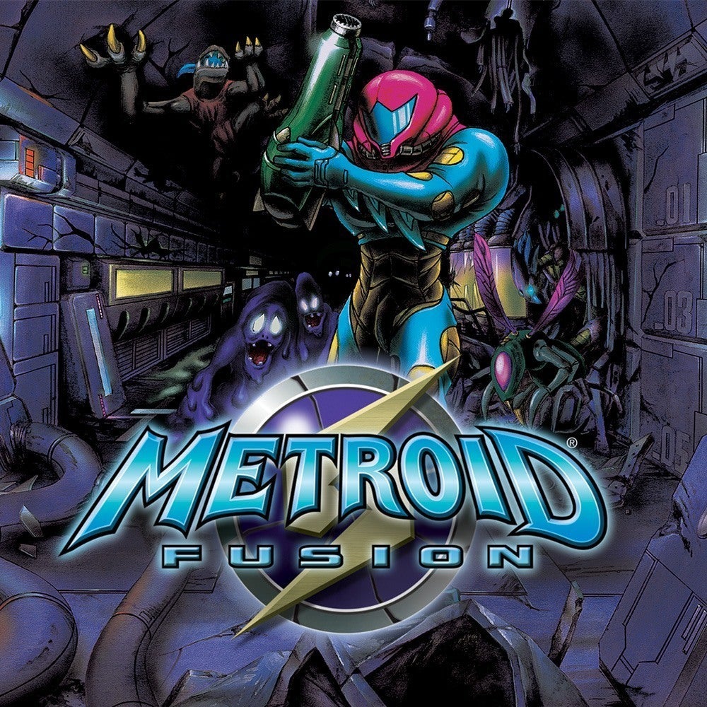'Metroid Fusion' box art.
