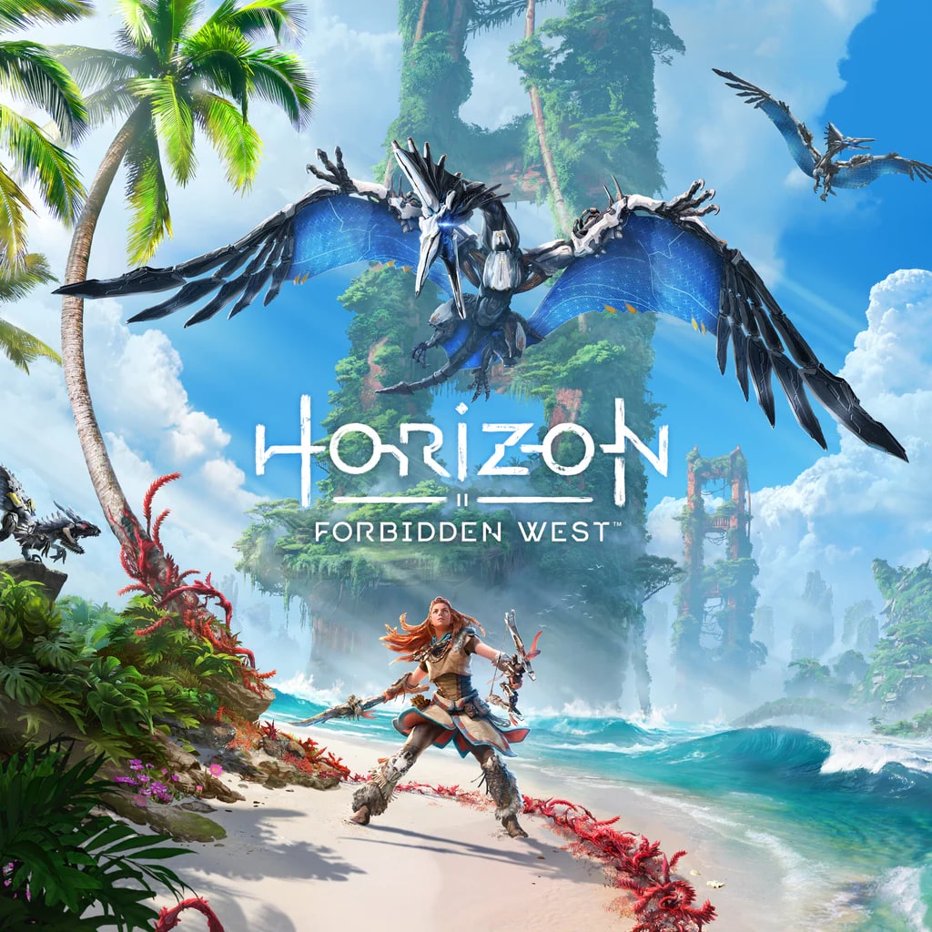 'Horizon Forbidden West' PS store cover art.