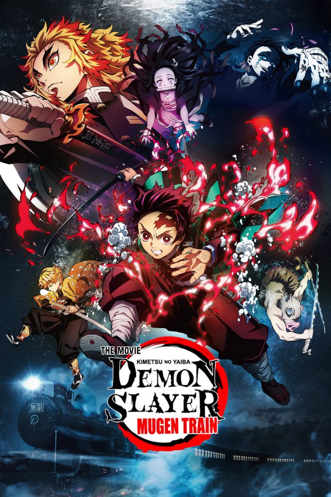 'Demon Slayer: Kimetsu no Yaiba – The Movie: Mugen Train' NA key visual.