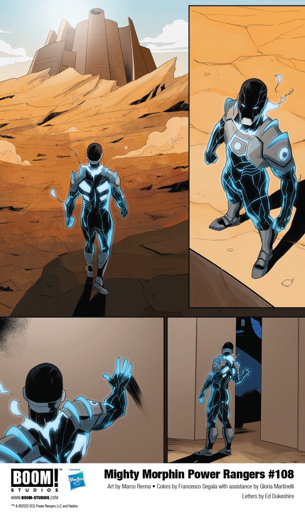 'Mighty Morphin Power Rangers #108' preview page 5.