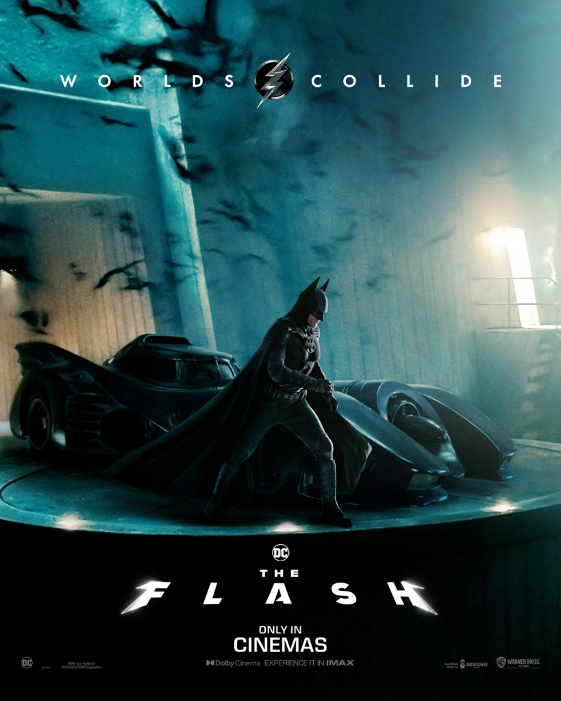 'The Flash' Bruce Wayne/Batman poster.