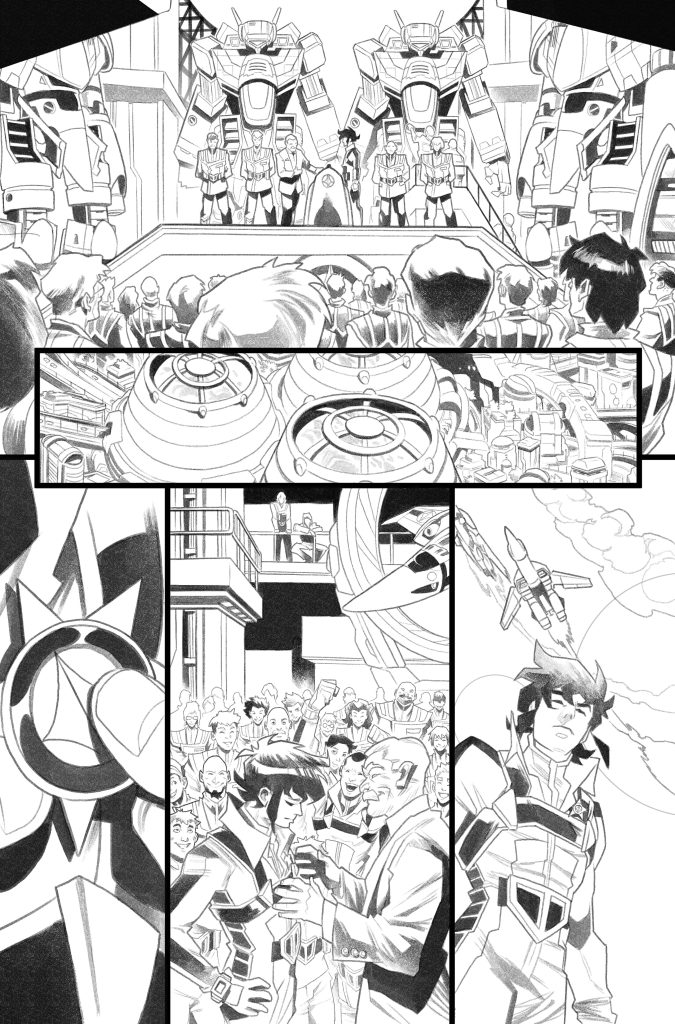 'Robotech: Rick Hunter #1' preview page 3.