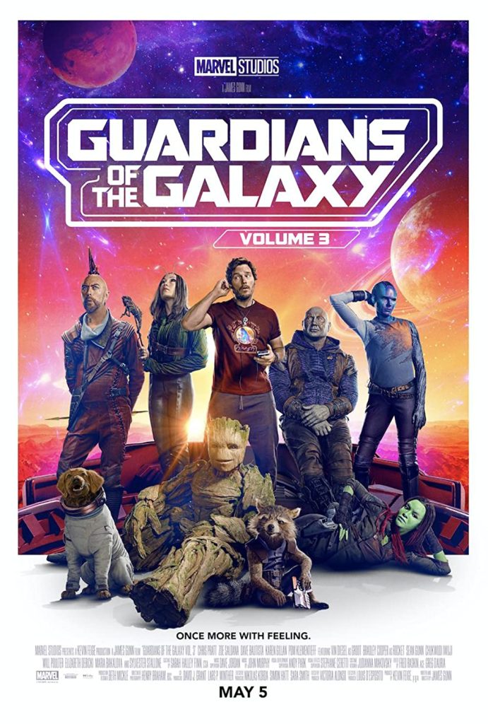 'Guardians of the Galaxy Vol. 3' theatrical poster.