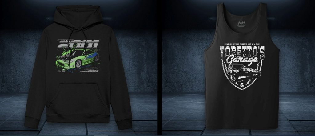 Family Since 2001 Hoodie $49.99 // Toretto's Garage Tank $29.99