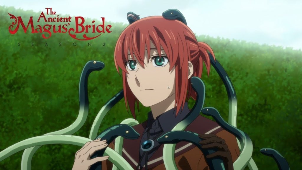 'The Ancient Magus' Bride' Season 2 Ep. 5 "First Impressions Are The Most Lasting" thumbnail showing Chise being nommed by noodles.