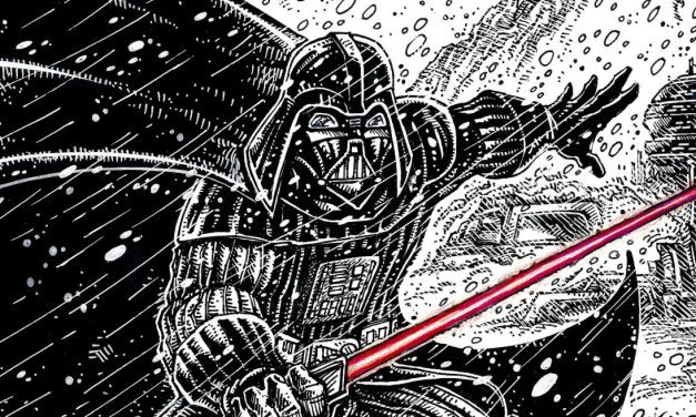 Kevin Eastman Draws An All-New Cover For Star Wars: Darth Vader – Black, White, & Red