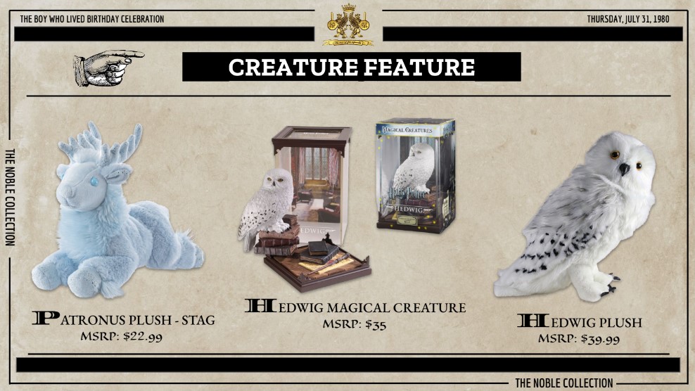 Celebrate Harry Potter's Birthday With The Noble Collection