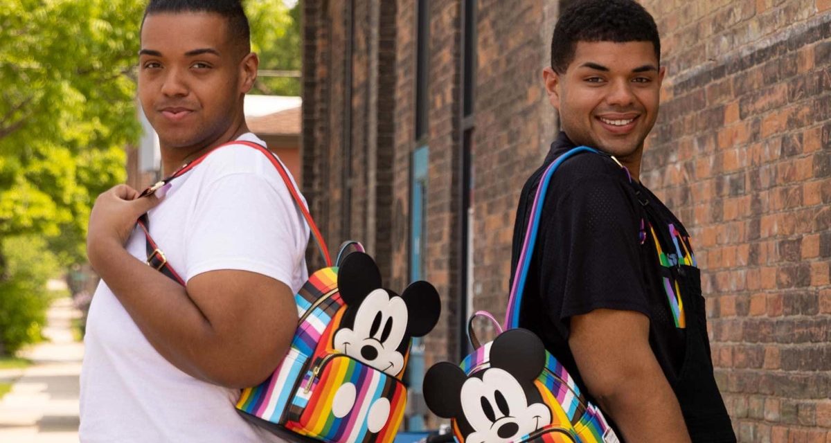 Celebrate Pride Month With The Pride Mickey Mouse Mini Backpack FUN.Com Exclusive From Loungefly