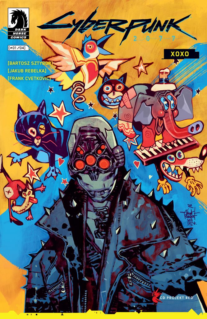 Cyberpunk 2077: XOXO #1 main cover art.