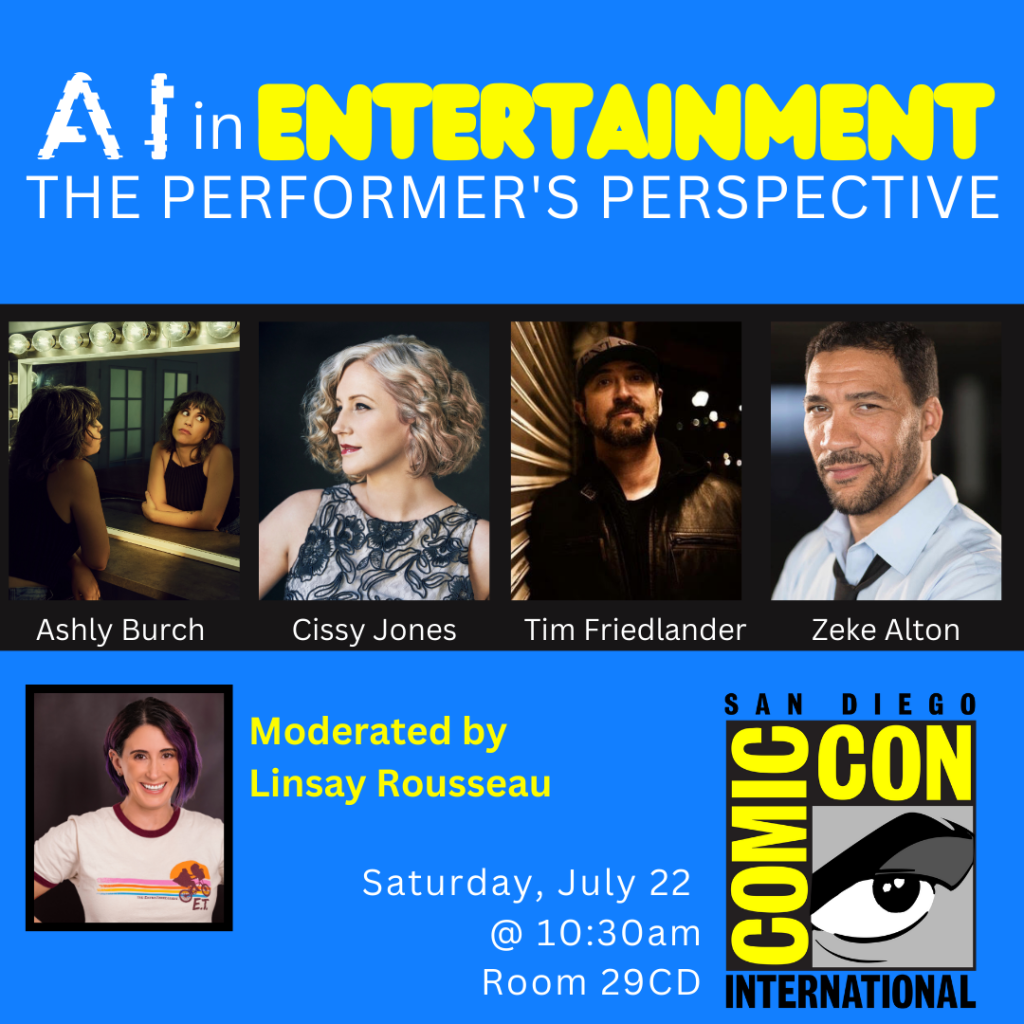 AI In Entertainment SDCC panelists