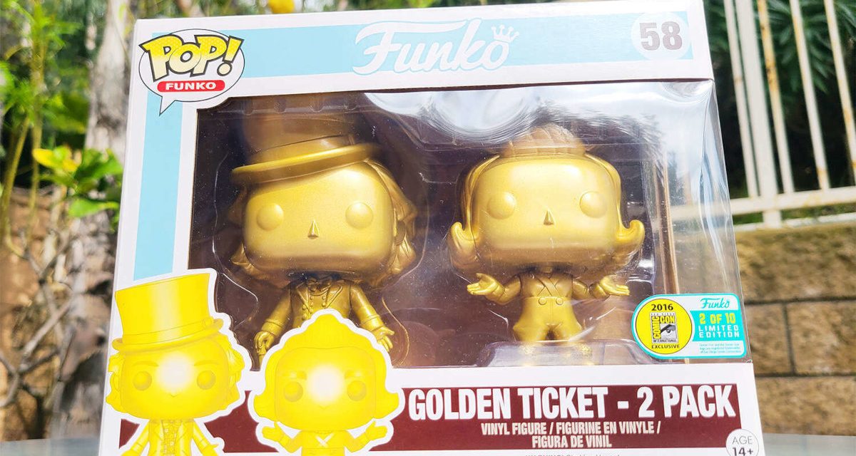 Funko Pop! Willy Wonka – Golden Ticket 2-Pack Sells For Over $200,000