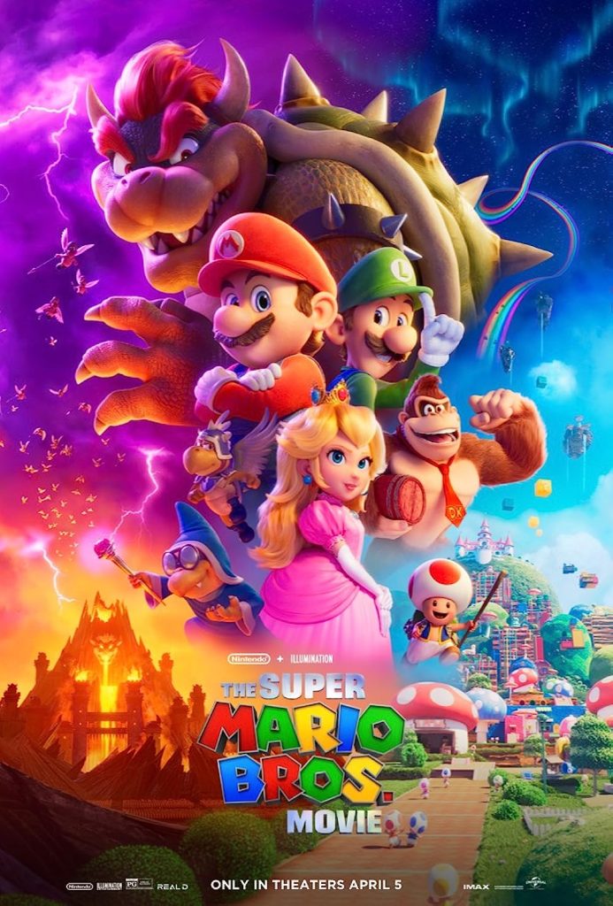 The Super Mario Bros. Movie theatrical release poster.