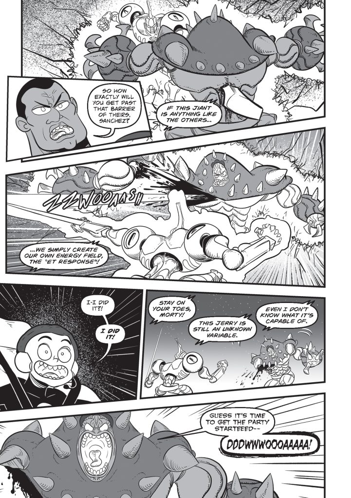 Rick and Morty: The Manga Vol. 1 – Get in the Robot, Morty! sample page 1.