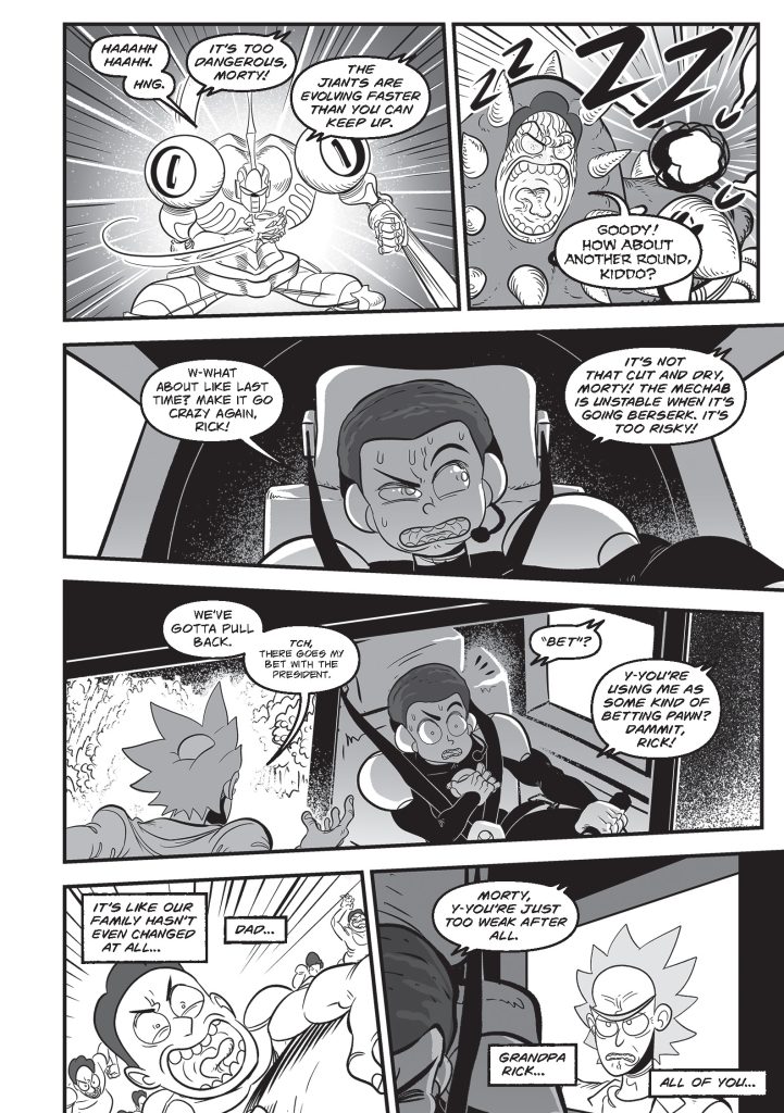 Rick and Morty: The Manga Vol. 1 – Get in the Robot, Morty! sample page 4.