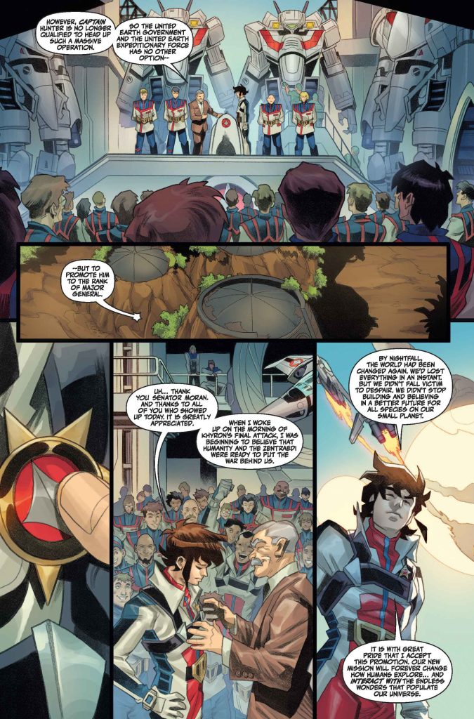 Robotech: Rick Hunter #1 preview page 3.