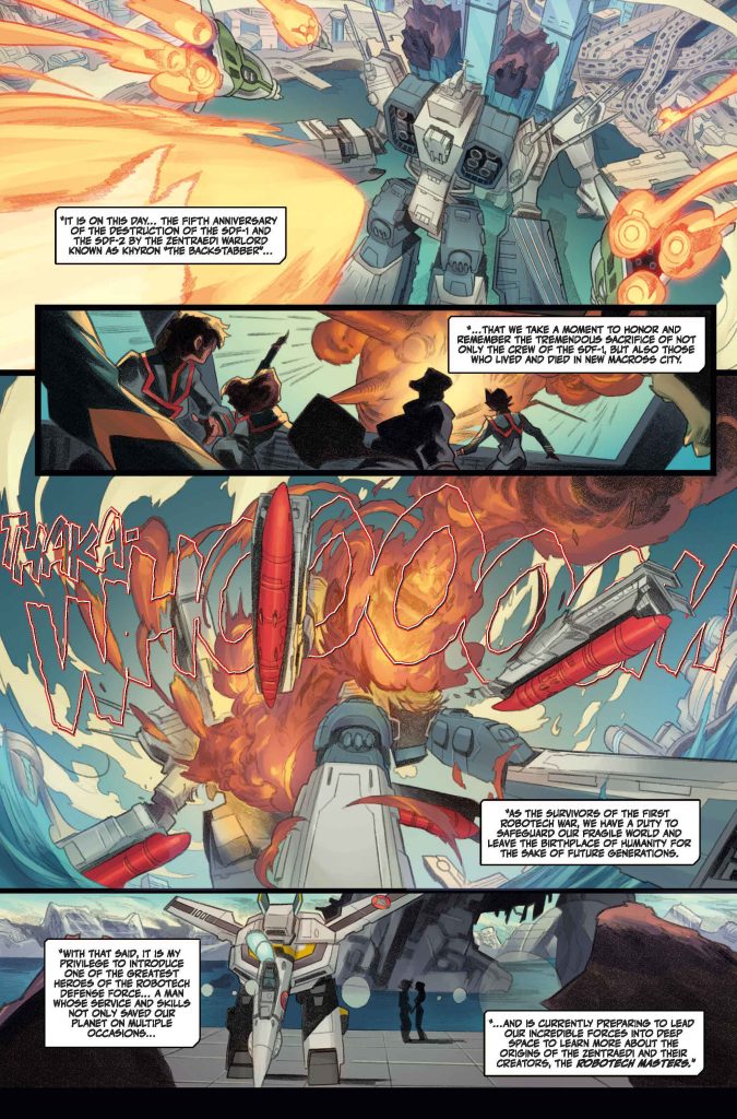 Robotech: Rick Hunter #1 preview page 2.