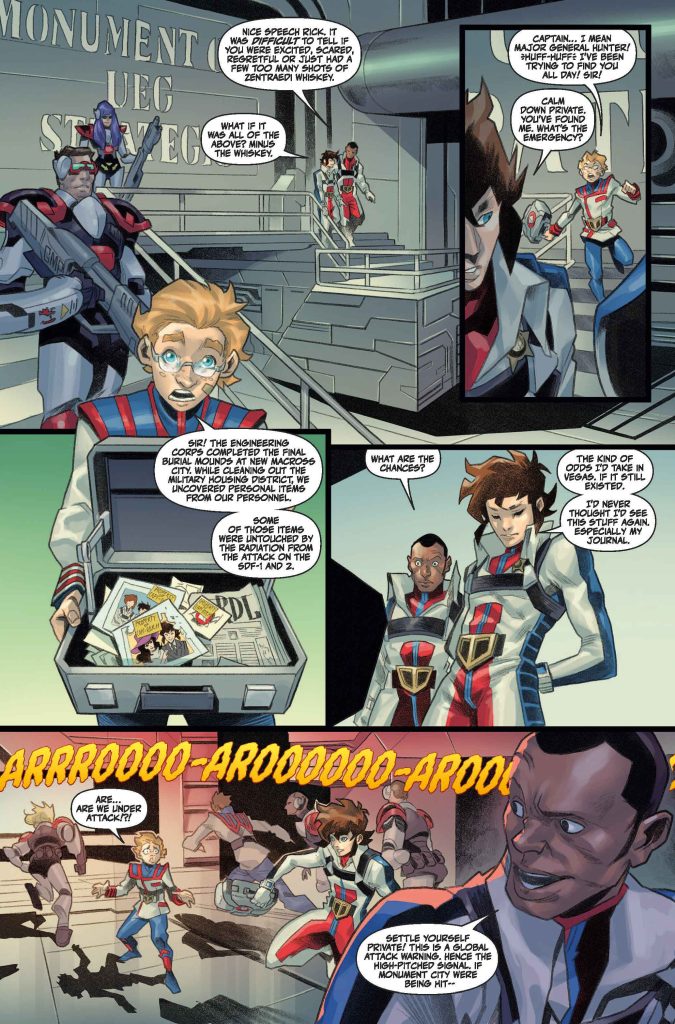 Robotech: Rick Hunter #1 preview page 4.