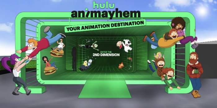 Hulu Launches ‘Animayhem’ Activation At SDCC 2023