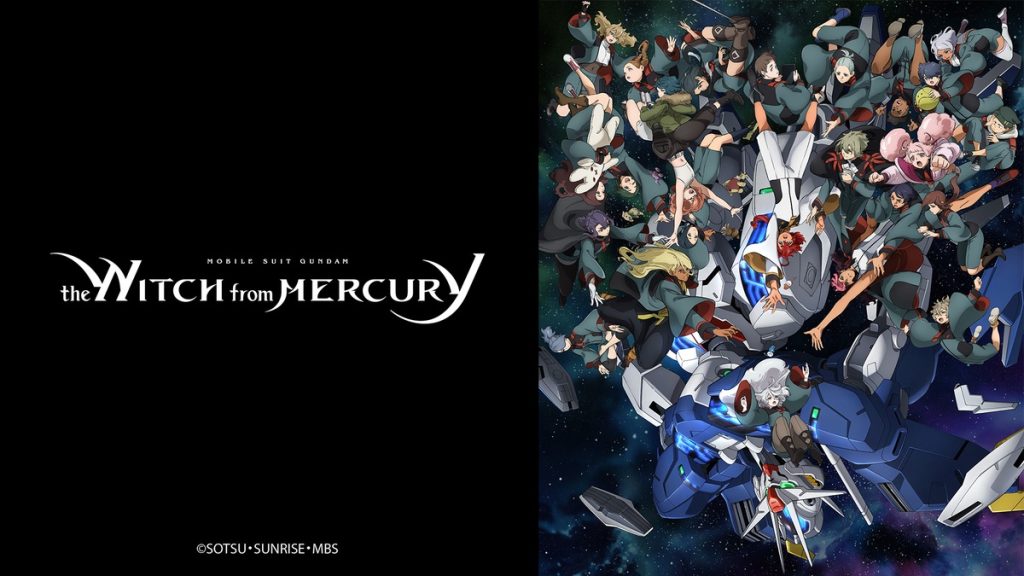 Mobile Suit Gundam: The Witch of Mercury cours 2 horizontal key visual.