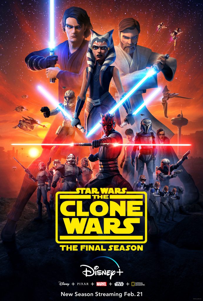 Star Wars: The Clone Wars season 7 key visual.