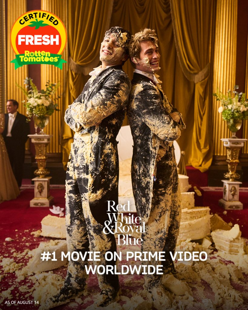 Red, White & Royal Blue is Certified Fresh on Rotten Tomatoes
