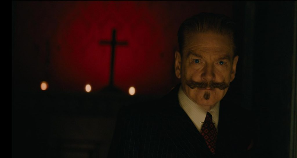 Kenneth Branagh as Hercule Poirot in A Haunting in Venice