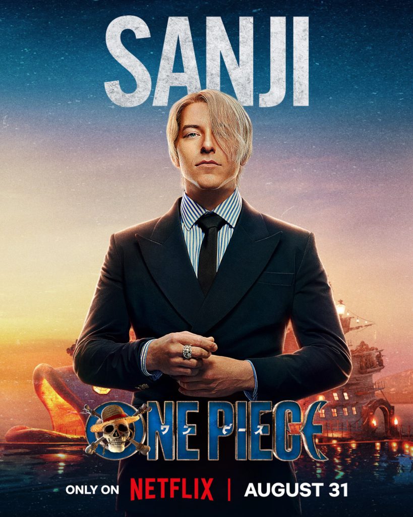 Netflix's One Piece Sanji poster.