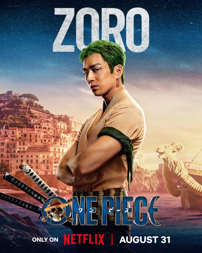 Netflix's One Piece Zoro poster.