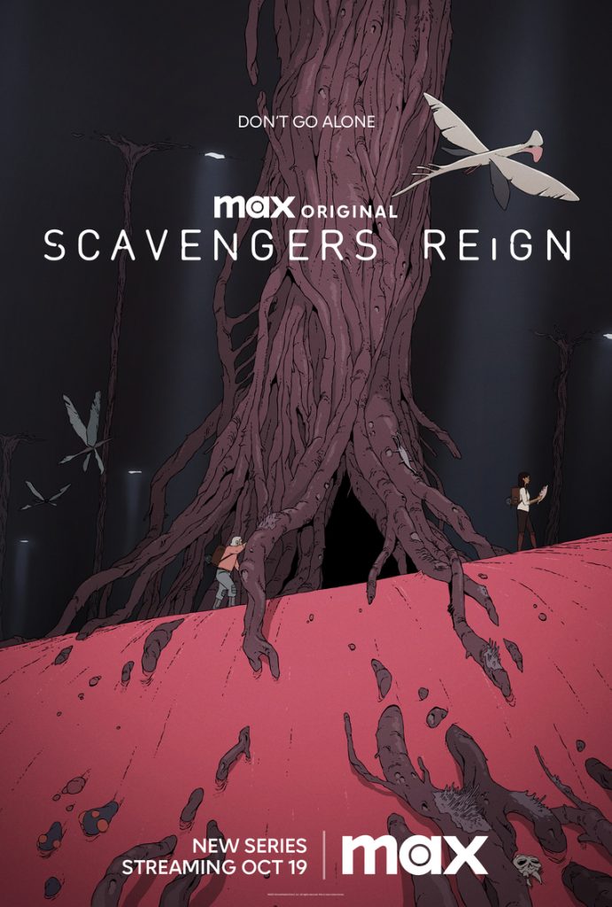 Scavengers Reign "Don't Go Alone" teaser art.