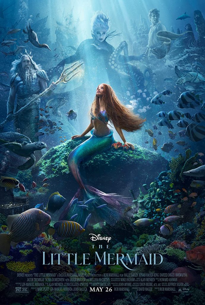 The Little Mermaid (2023) key visual.