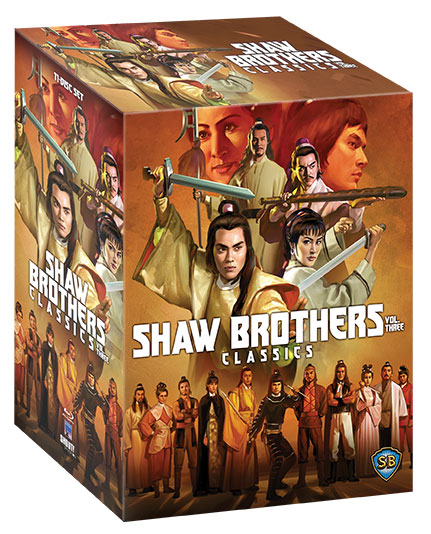 Shaw Brothers Classics Volume Three 3D box art.