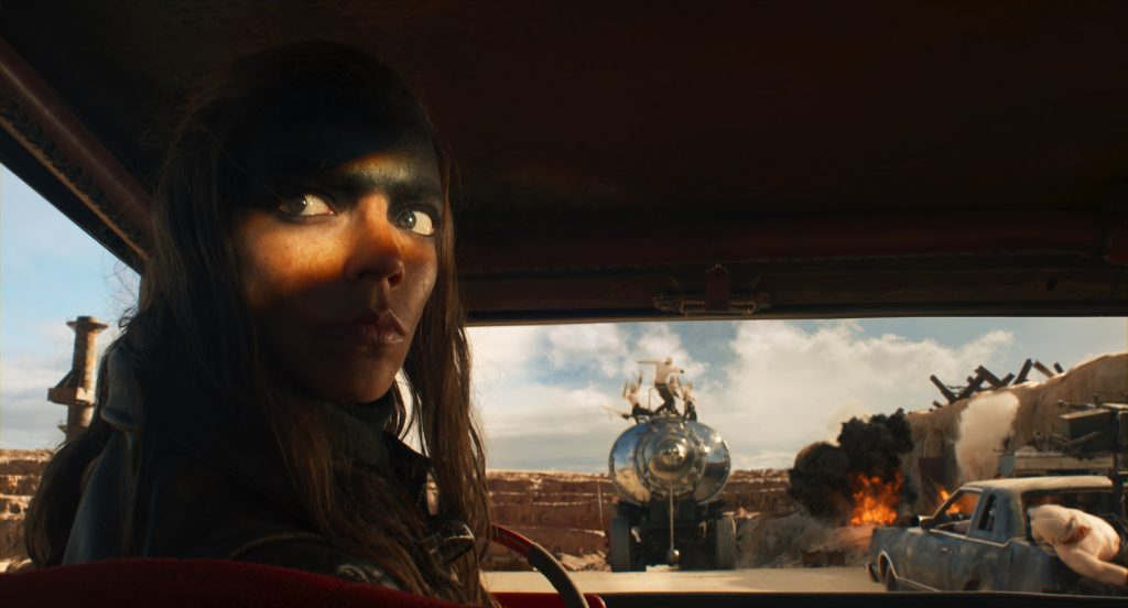 Anya Taylor-Joy as Furiosa in the Mad Max: Fury Road prequel premiering in 2024