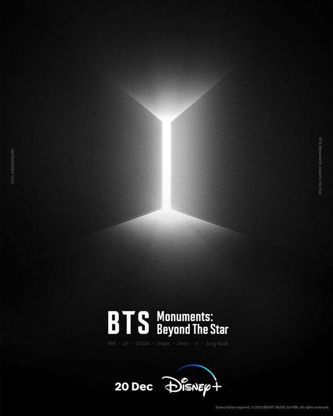 BTS Monuments: Beyond The Star key visual.