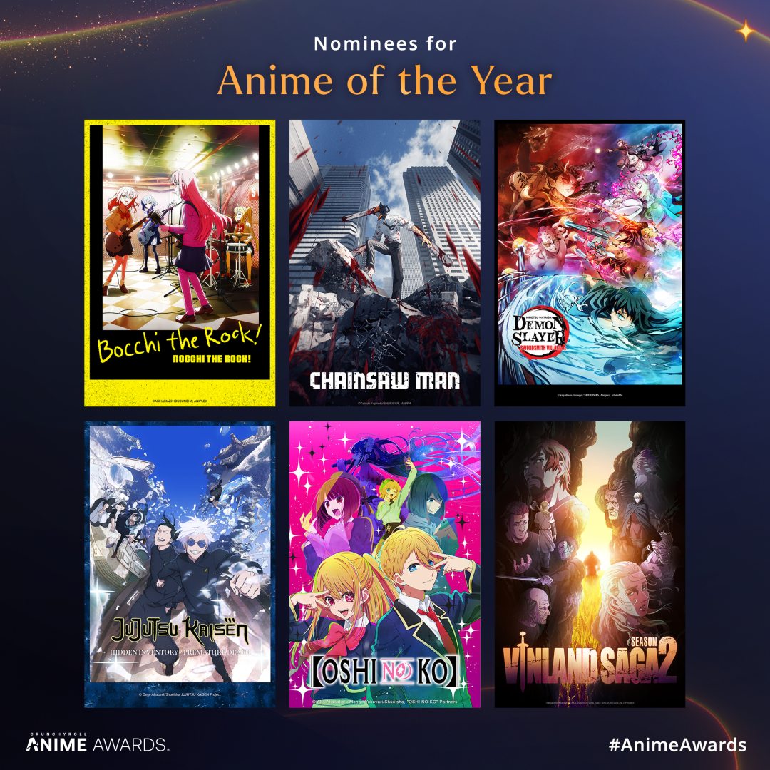 Crunchyroll Reveals 2024 Anime Awards Nominees And Guest Celebrities That Hashtag Show