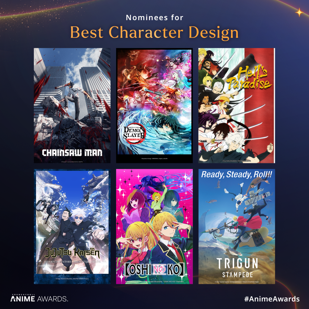 Crunchyroll 2024 Anime Awards Best Character Design.