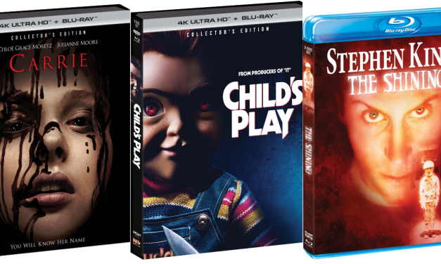 Scream Factory Brings ‘Child’s Play’, ‘Carrie’, & ‘The Shining’  To Blu-Ray/4K This March