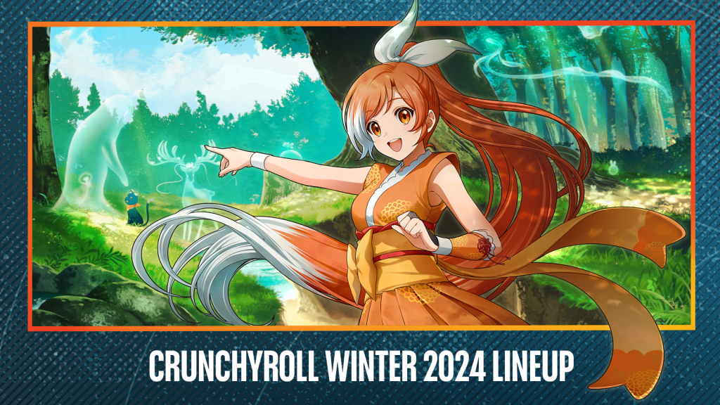 Crunchyroll Winter 2024 Lineup key visual.