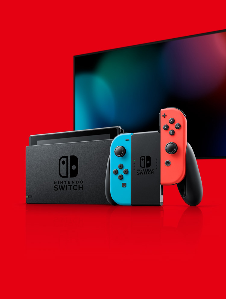 Nintendo Switch Neon Blue and Neon Red Joy-Con.