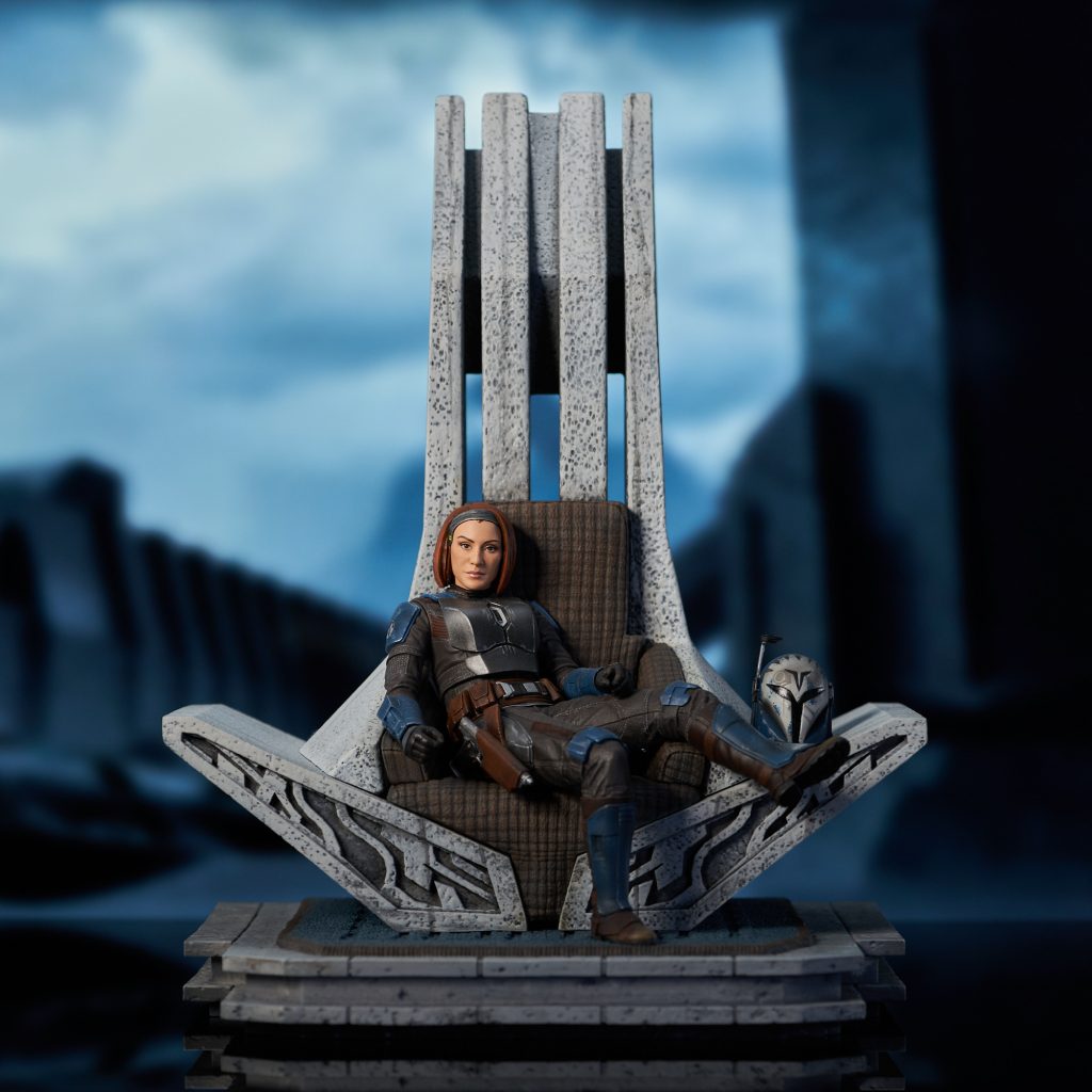 Star Wars: The Mandalorian Bo-Katan on Throne Premier Collection 1/7 Scale Statue