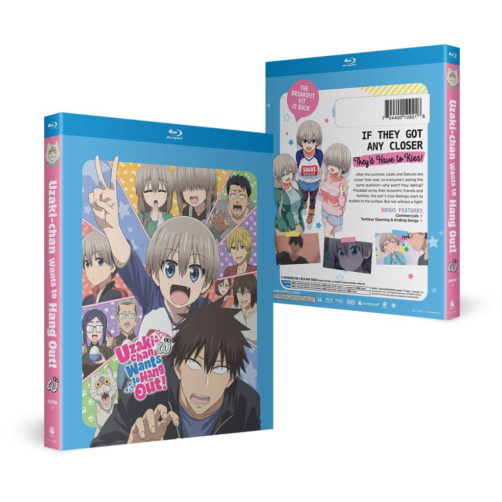 Uzaki-chan Wants to Hang Out! Season 2 - Standard Edition – Blu-ray spread.