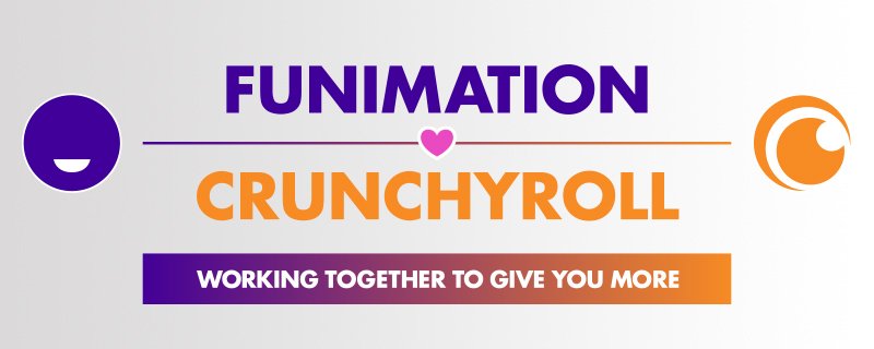 Funimation x Crunchyroll: Working Together to Give You More image.