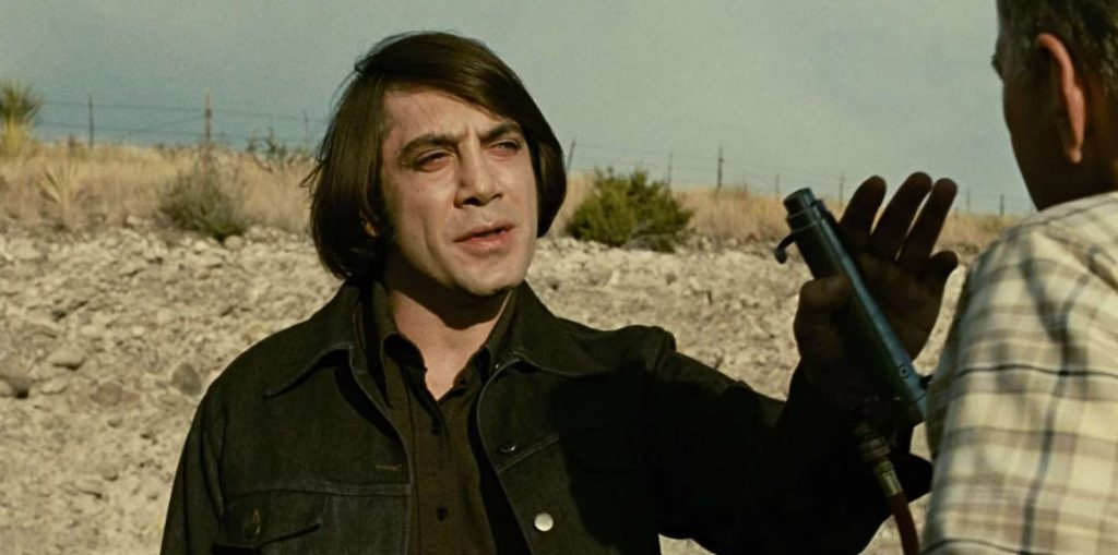 Javier Bardem in No Country for Old Men.