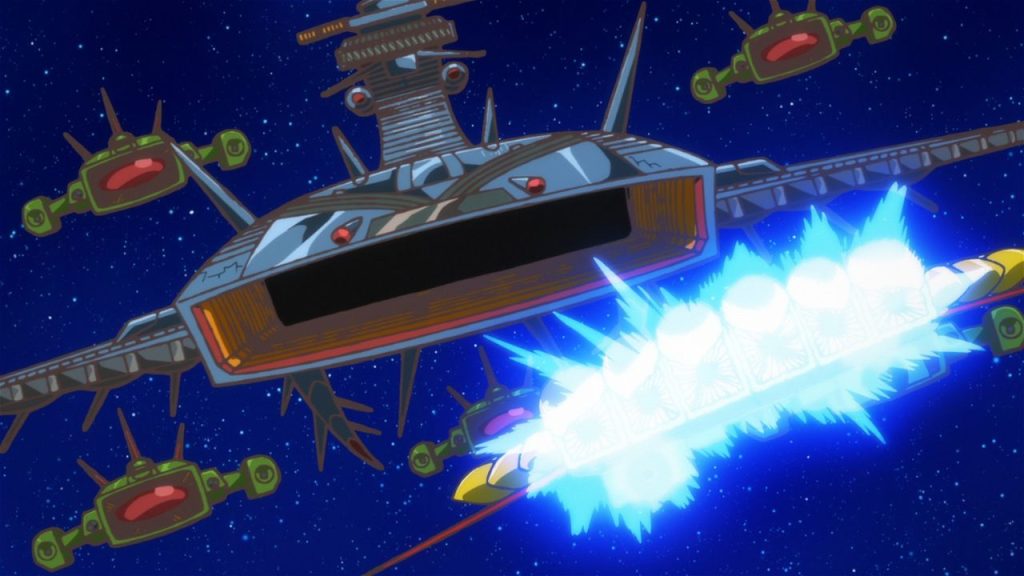 Astro Note Ep. 1 screenshot showing the sci-fi intro sequence.