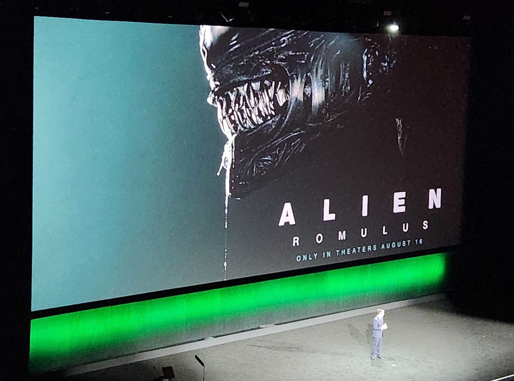 Alien: Romulus at CinemaCon during the 20th Century Studios presentation
