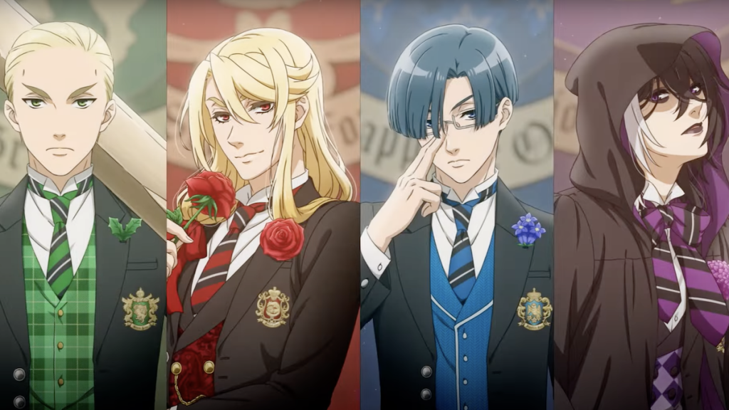 Black Buter -Public School Arc- visual showing the four Prefects.