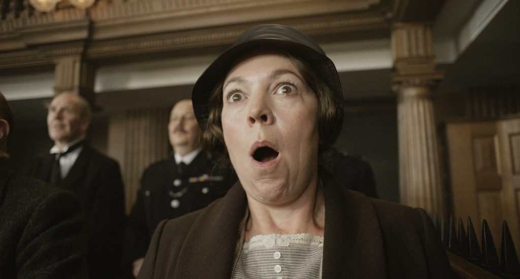 Olivia Colman as Edith in Wicked Little Letters