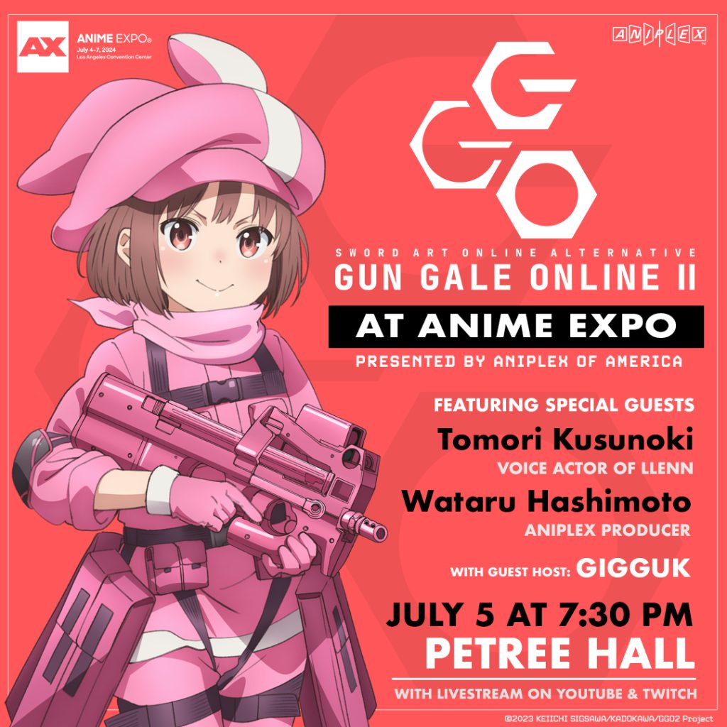 Anime Expo 2024 Sword Art Online Alternative: Gun Gale Online II at Anime Expo visual.