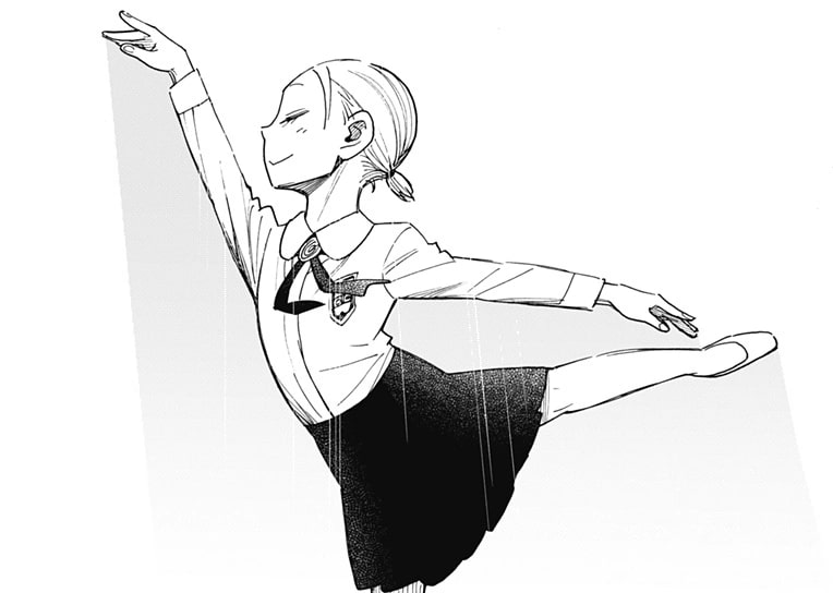 Spy x Family Mission 97 panel showing young Martha dancing the ballet.
